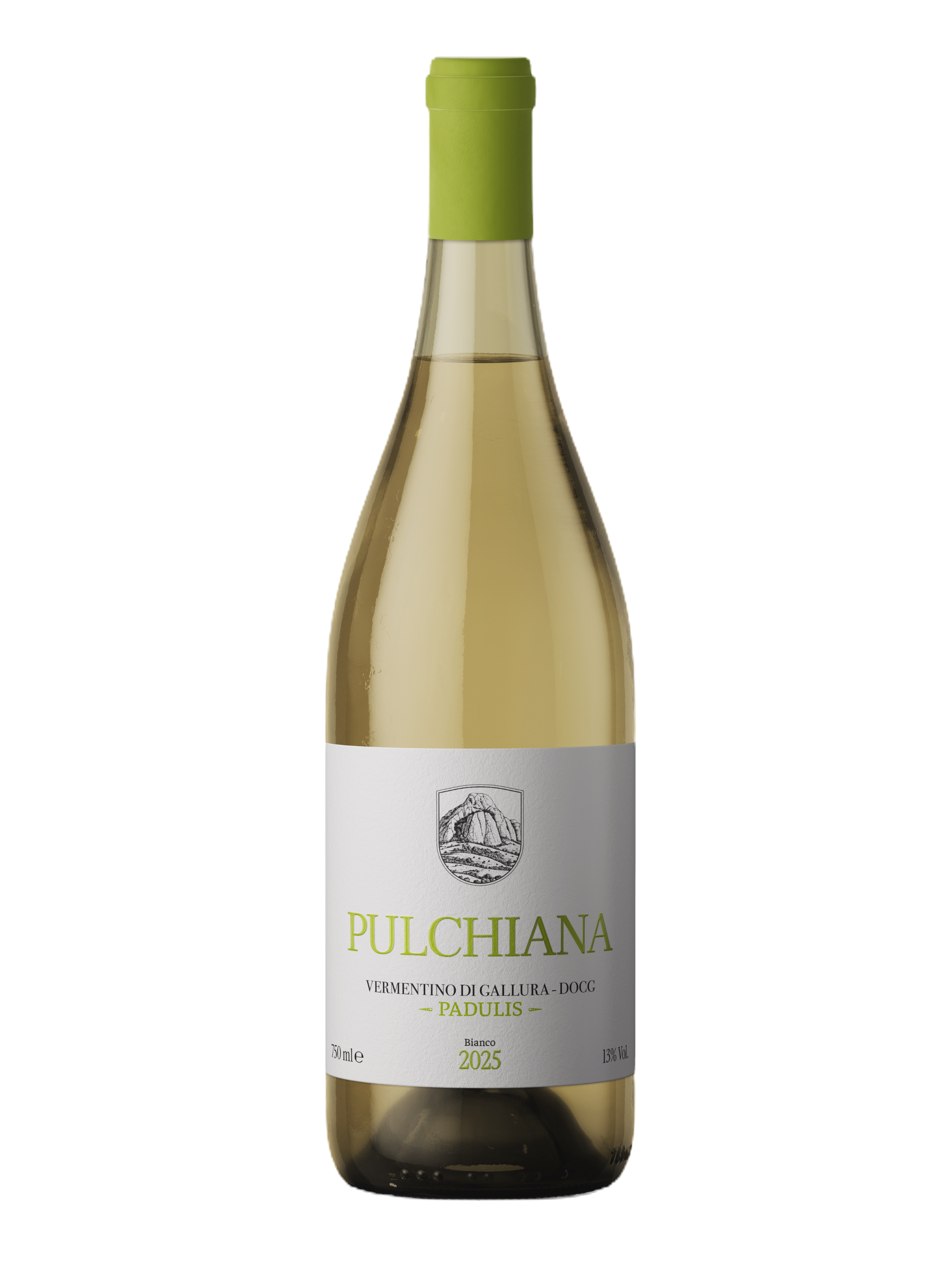 Bottiglia Padulis — Vermentino di Gallura DOCG