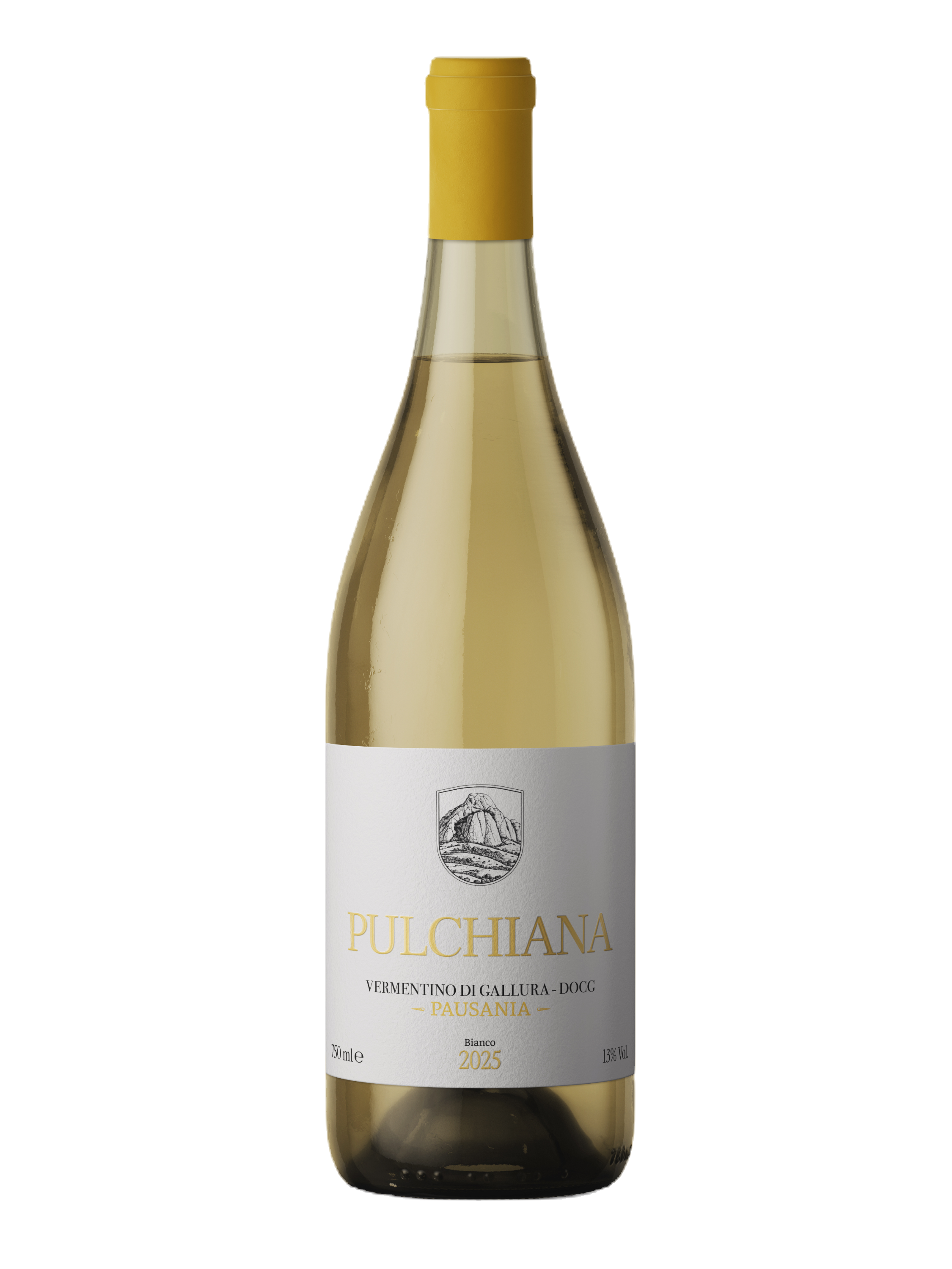 Bottiglia Pausania — Vermentino di Gallura DOCG